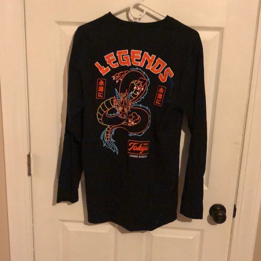 Tuned In Tokyo Long Sleeve Graphic Shirt